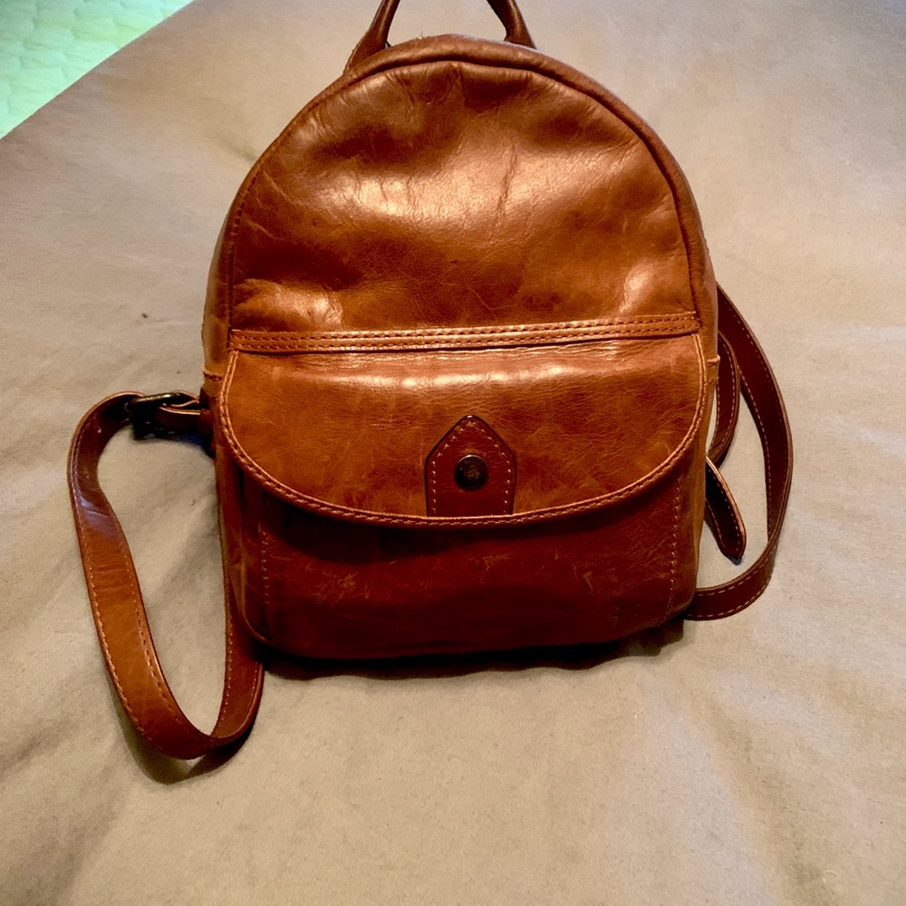 Frye backpack purse.
